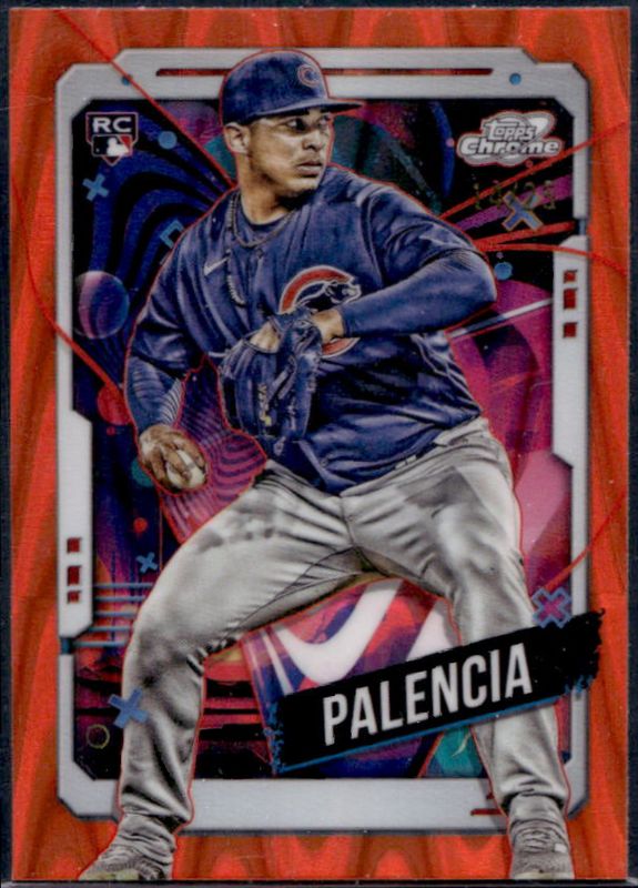 2024 Topps Chrome Cosmic #129 Orange Galactic Refractor /25