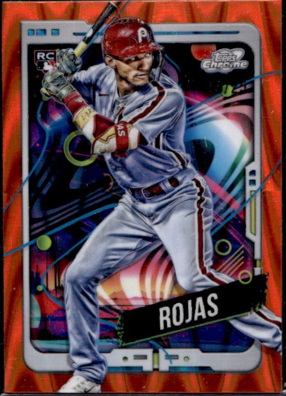 2024 Topps Chrome Cosmic #18 Orange Galactic Refractor /25