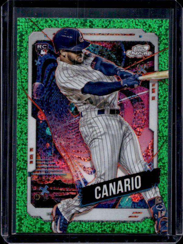 2024 Topps Chrome Cosmic #151 Green Space Dust Refractor /75