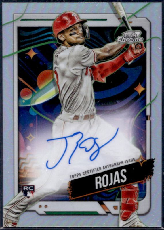 2024 Topps Chrome Cosmic #CCA-JR Cosmic Chrome Autographs