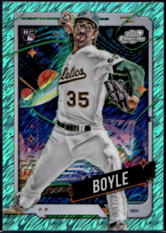 2024 Topps Chrome Cosmic #191 Aqua Equinox Refractor /199