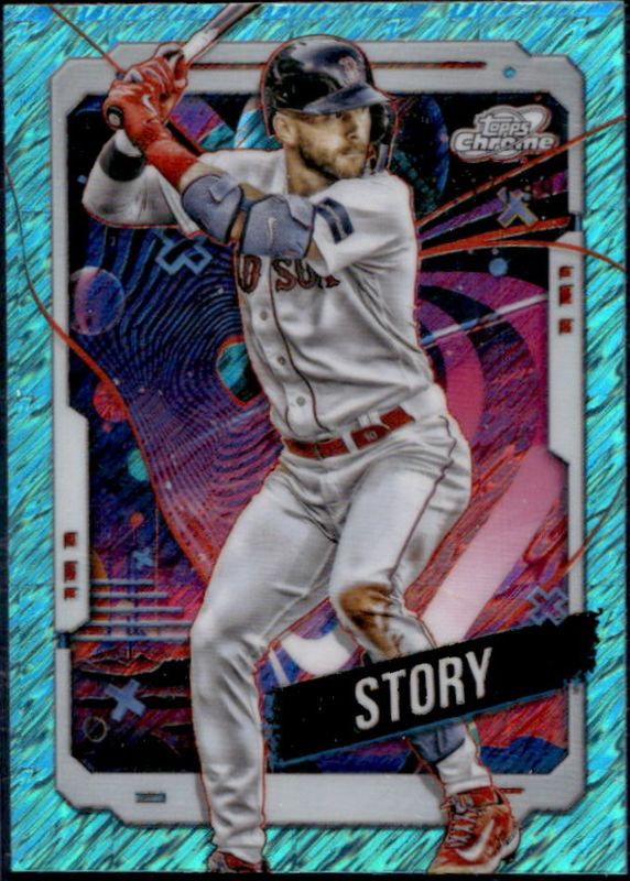 2024 Topps Chrome Cosmic #148 Aqua Equinox Refractor /199