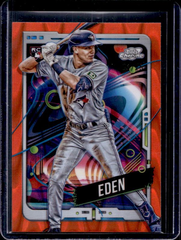 2024 Topps Chrome Cosmic #108 Orange Galactic Refractor /25