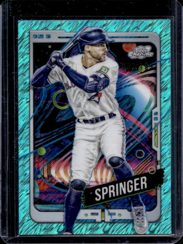 2024 Topps Chrome Cosmic #122 Aqua Equinox Refractor /199