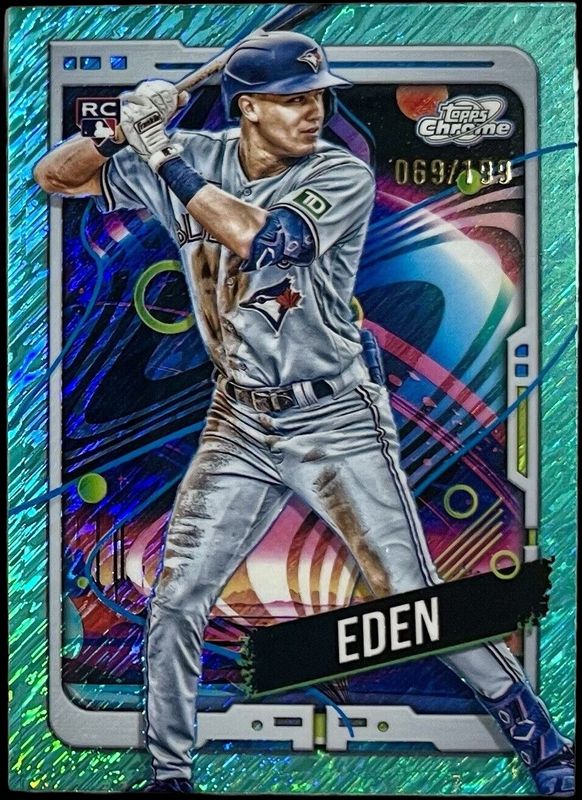 2024 Topps Chrome Cosmic #108 Aqua Equinox Refractor /199