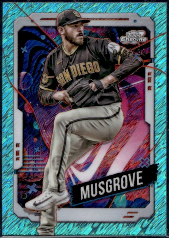 2024 Topps Chrome Cosmic #188 Aqua Equinox Refractor /199