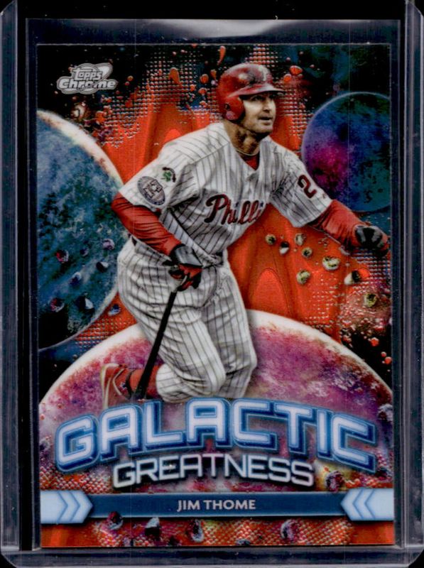 2024 Topps Chrome Cosmic #GG-3 Galactic Greatness - Orange Galactic Refractor /25