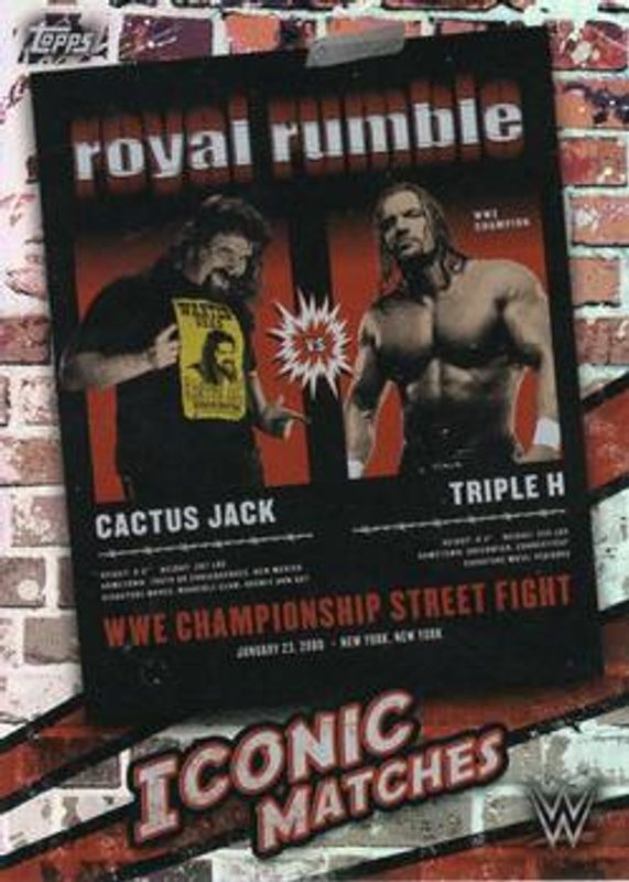 2021 Topps WWE Superstars #MA6 Iconic Matches