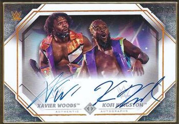 2021 Topps WWE Transcendent #TA-KW Tag Team Dual Autographs /25