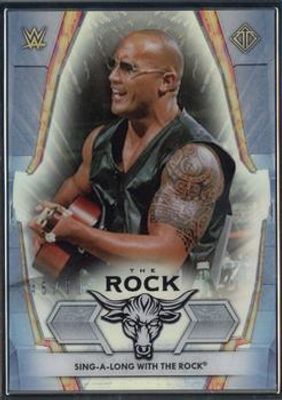 2021 Topps WWE Transcendent #DJ-17 WWE Legends Tribute Set The Rock /50