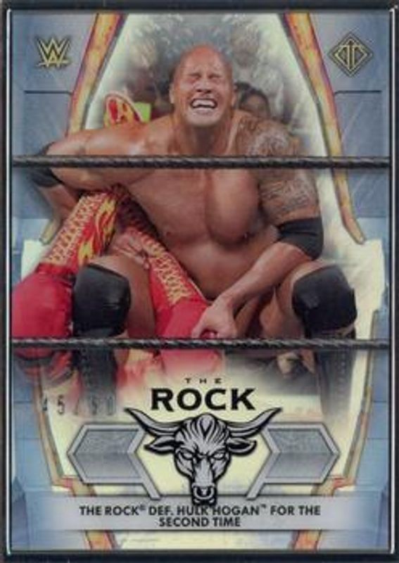 2021 Topps WWE Transcendent #DJ-16 WWE Legends Tribute Set The Rock /50
