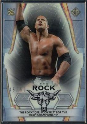 2021 Topps WWE Transcendent #DJ-12 WWE Legends Tribute Set The Rock /50