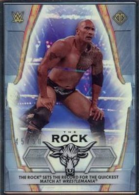 2021 Topps WWE Transcendent #DJ-25 WWE Legends Tribute Set The Rock /50