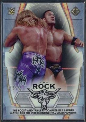 2021 Topps WWE Transcendent #DJ-3 WWE Legends Tribute Set The Rock /50