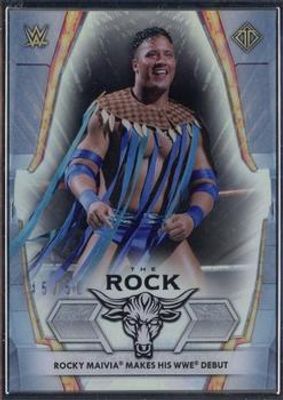 2021 Topps WWE Transcendent #DJ-1 WWE Legends Tribute Set The Rock /50