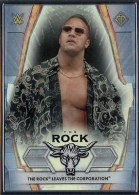 2021 Topps WWE Transcendent #DJ-6 WWE Legends Tribute Set The Rock /50