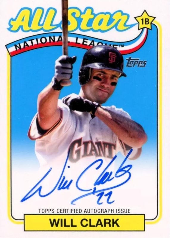 2024 Topps #89ASA-WC 1989 Topps Baseball 35th Anniversary All Star Autographs