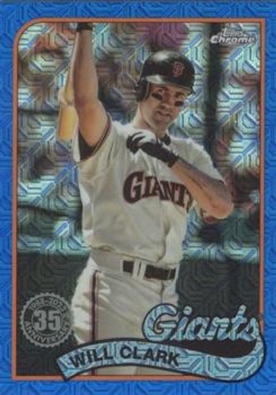 2024 Topps #T89C-47 1989 Topps Baseball 35th Anniversary Chrome (Series One) - Blue /150