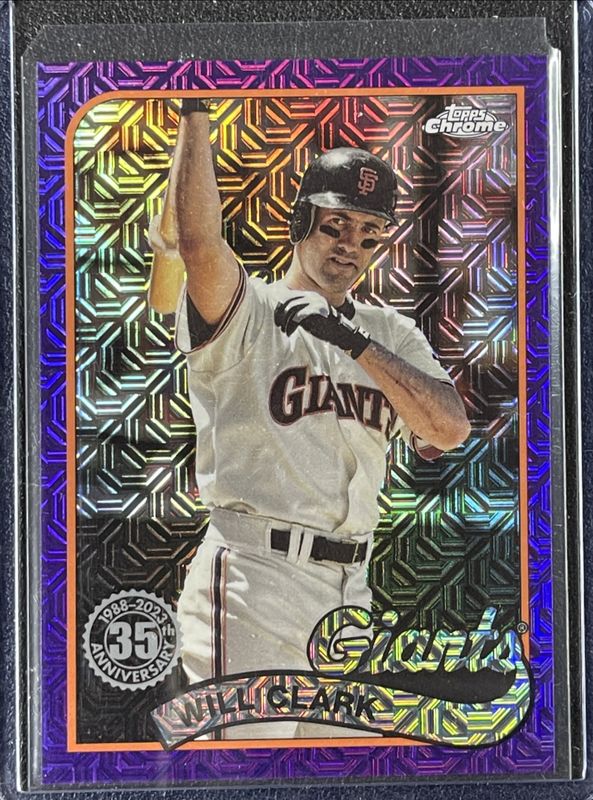 2024 Topps #T89C-47 1989 Topps Baseball 35th Anniversary Chrome (Series One) - Purple /75