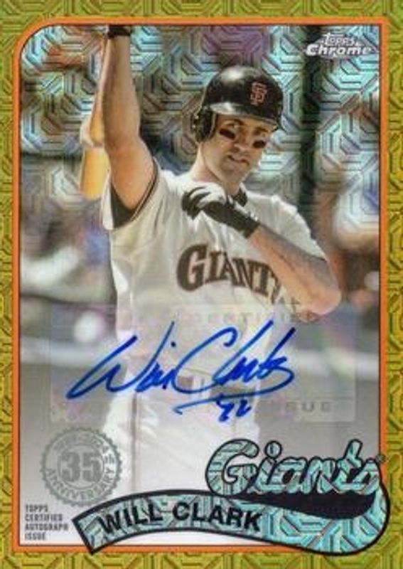 2024 Topps #T89C-47 1989 Topps Baseball 35th Anniversary Chrome Autographs (Series 1) - Gold /50