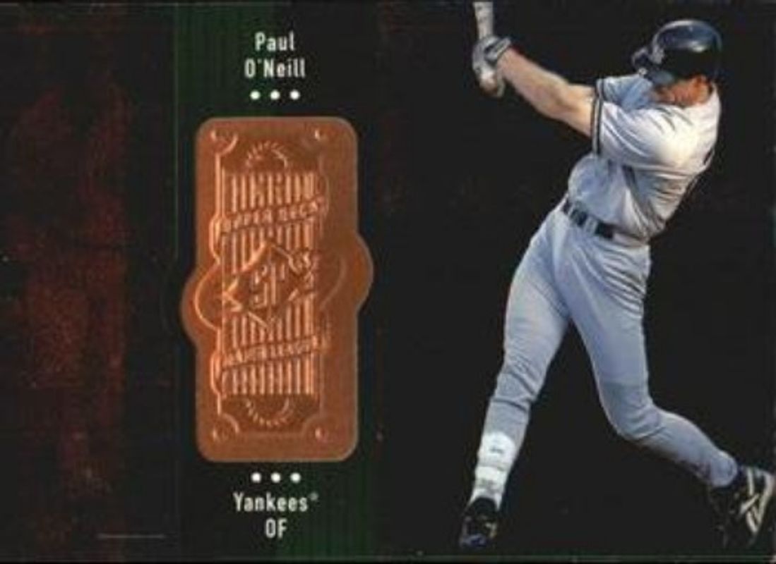 Paul O'Neill 1998 SPx Finite #107 Base /9000 RAW