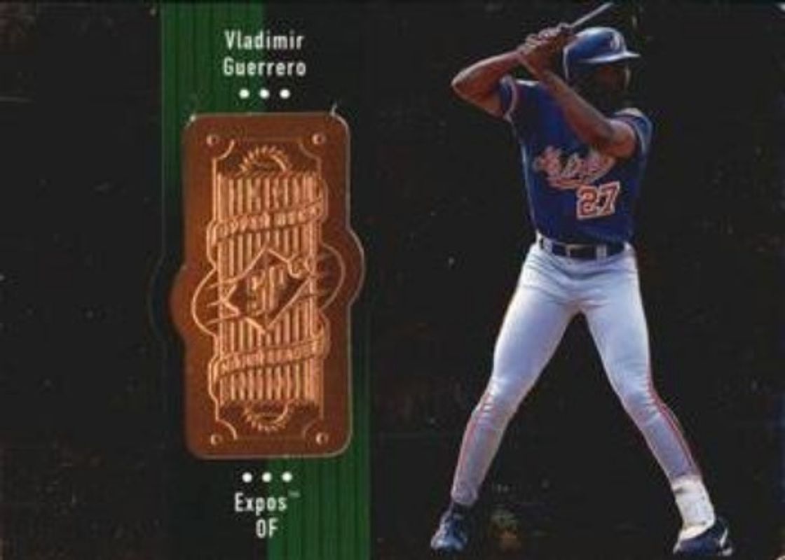 Vladimir Guerrero Sr. 1998 SPx Finite #299 Base /9000 RAW