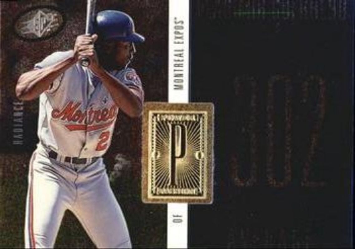 Vladimir Guerrero Sr. 1998 SPx Finite #237 Radiance /4500 RAW