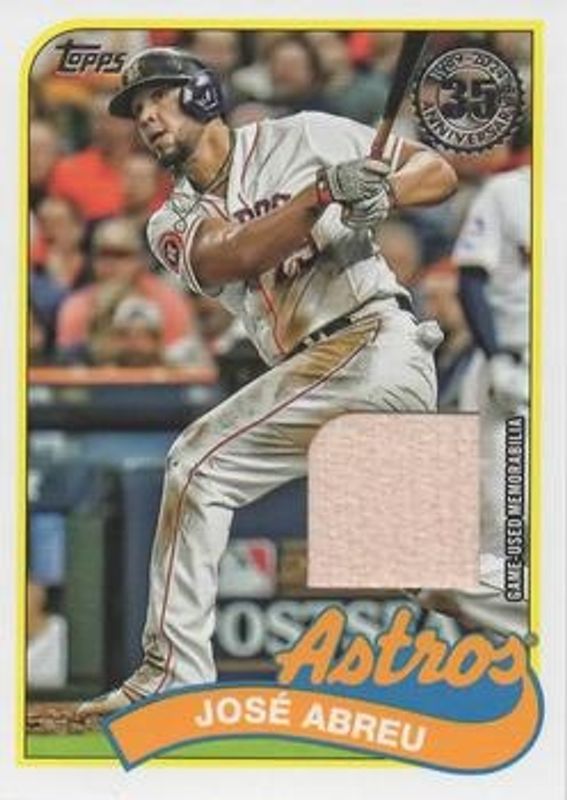2024 Topps #89R2-JA 1989 Topps Baseball 35th Anniversary Relics (Series Two)
