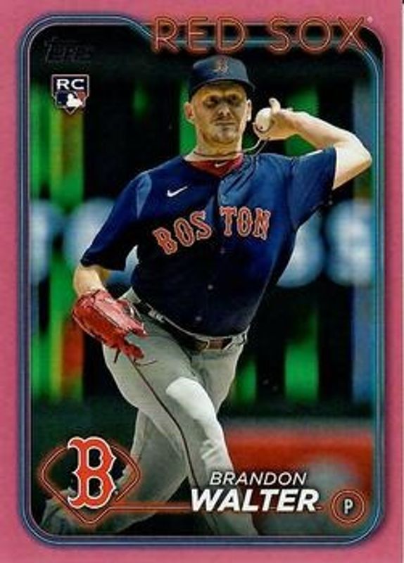 2024 Topps #193 Mother's Day Hot Pink /50
