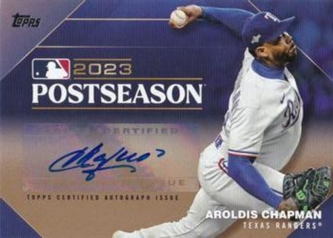 2024 Topps #PPA-AC Postseason Performance Autographs - Gold /25