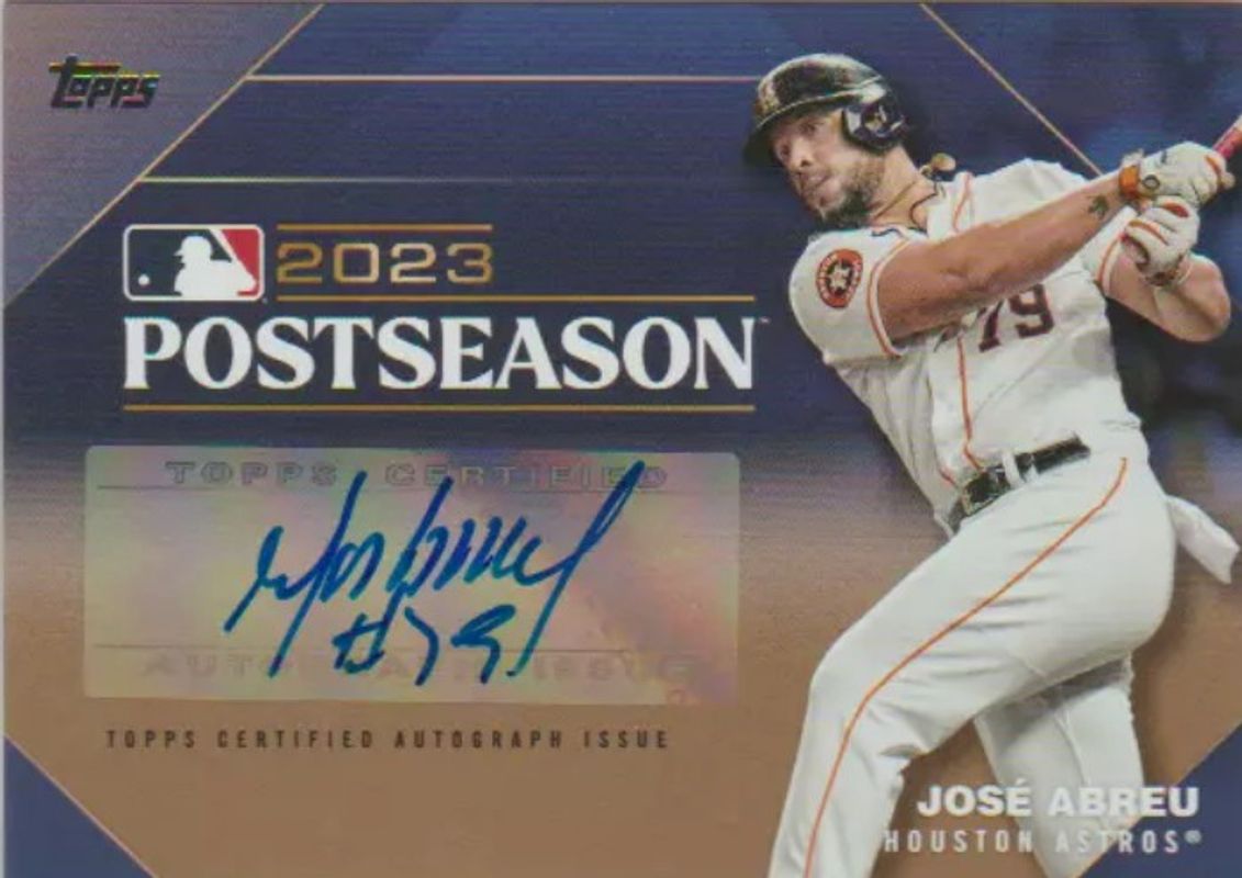 2024 Topps #PPA-ABR Postseason Performance Autographs - Gold /25