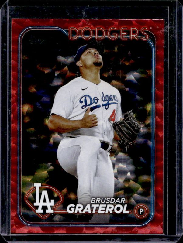 2024 Topps #225 Red Crackle Foilboard /199