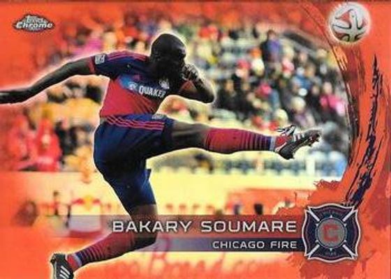 2014 Topps Chrome MLS #46 Orange Refractor /75
