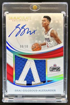 2018 Immaculate #PP-SGA Premium Patch Autographs - Gold (/10)