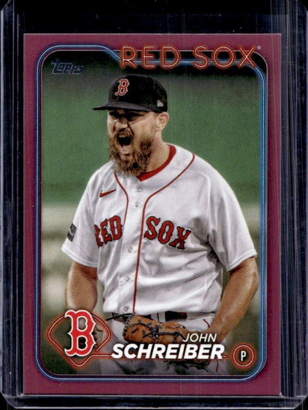 2024 Topps #426 Mother's Day Hot Pink /50