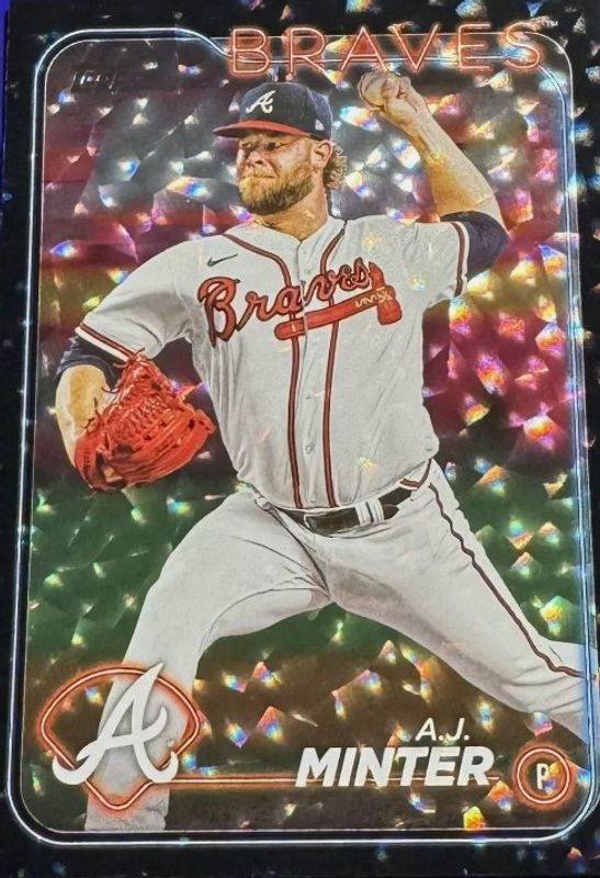 2024 Topps #539 Black Crackle Foil