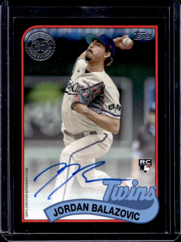 2024 Topps #89BA-JB 1989 Topps Autographs - Black (Series 1) /199