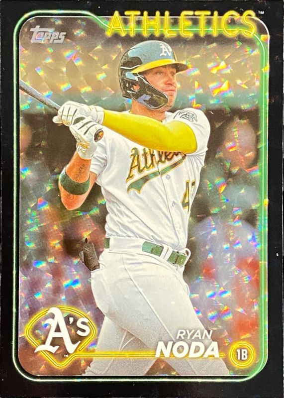 2024 Topps #404 Black Crackle Foil