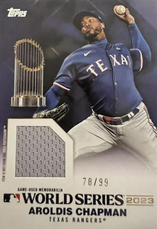 2024 Topps #WSR-AC World Champion Relics /99