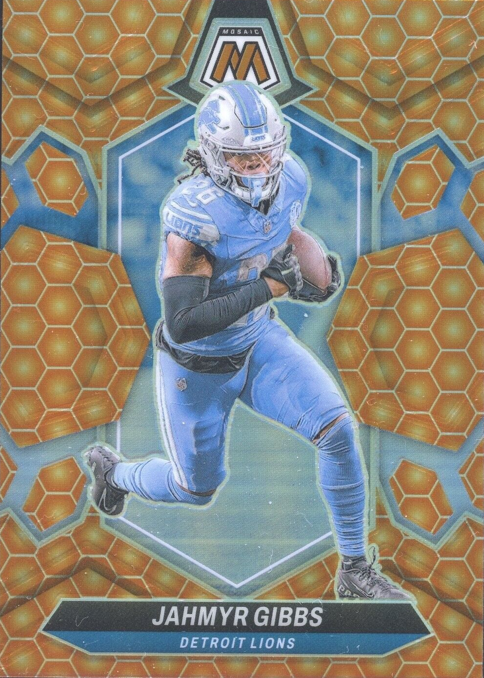 Jahmyr Gibbs 2024 Mosaic #73 Honeycomb /(SSP) Price Guide - Sports