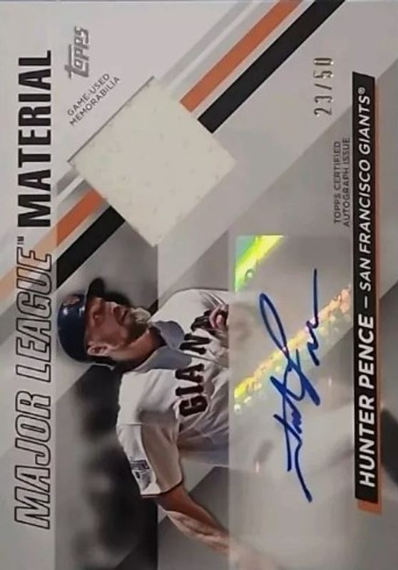 2024 Topps #MLMA2-HP Major League Material Autographs Relics (Series Two) /50