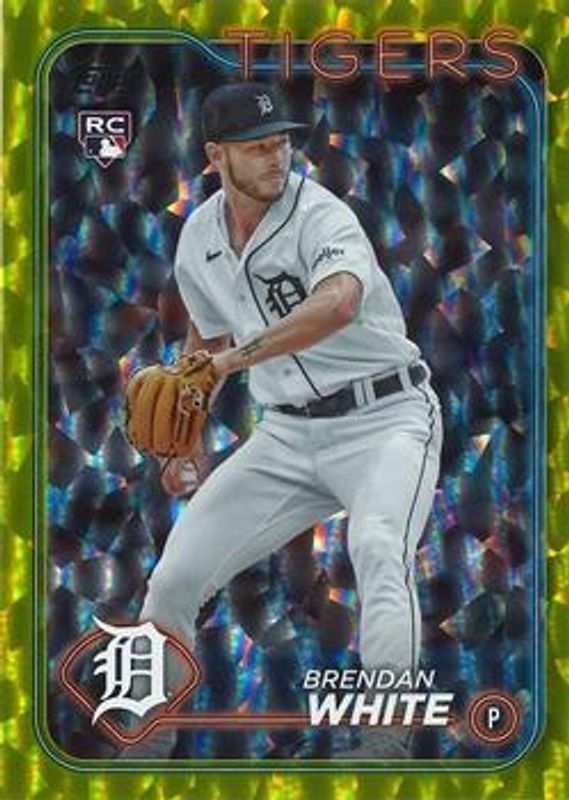 2024 Topps #8 Yellow Crackle Foilboard /50