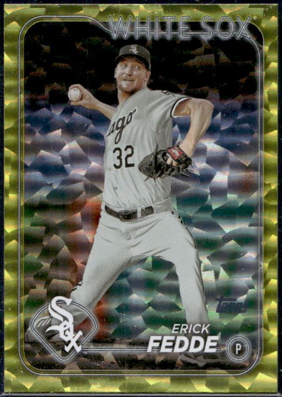 2024 Topps #405 Yellow Crackle Foilboard /50