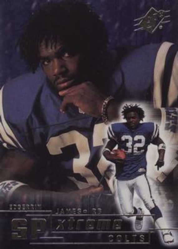 Edgerrin James 1999 SPx #X4 SPxtreme Rookie RAW