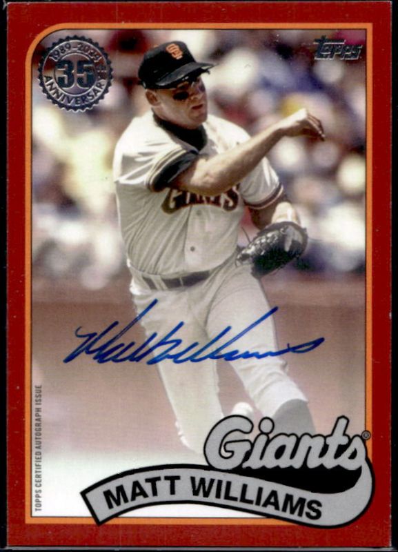 2024 Topps #89BA-MWA 1989 Topps Autographs - Red (Series 2)