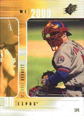 メジャーリーグ　カード　michael Barrett Michael Barrett 1999 Upperdeck SP MLB Autograph Card # MB