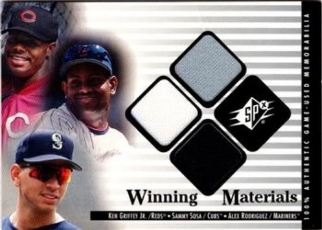 Ken Griffey Jr. 2000 SPx #G-S-R Winning Materials - Update RAW