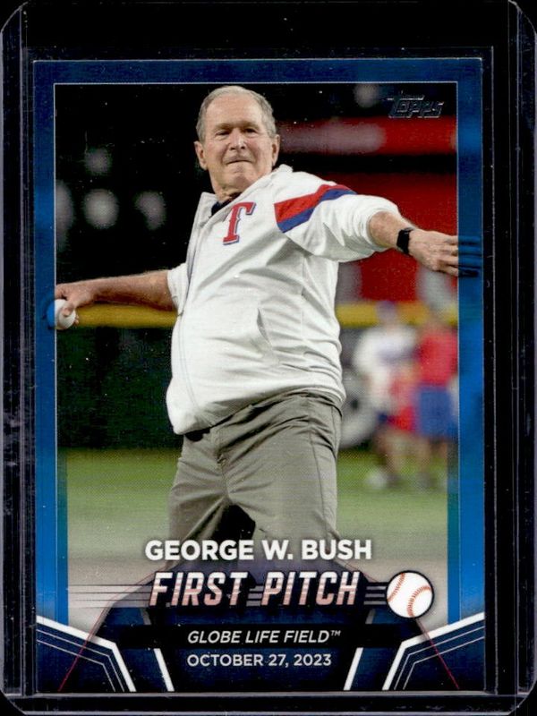 2024 Topps #FP-5 First Pitch - Blue