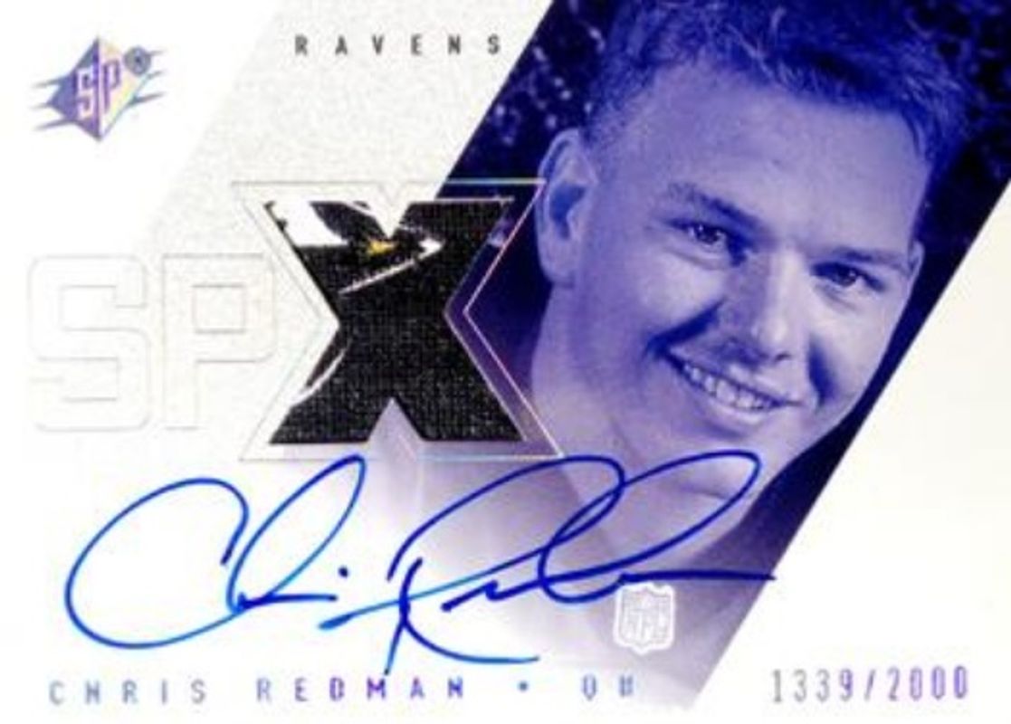 Chris Redman 2000 SPx #137 Base /1350 Rookie RAW