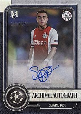 2019 Topps Museum Collection UEFA Champions League #AA-SD Archival Autographs /99